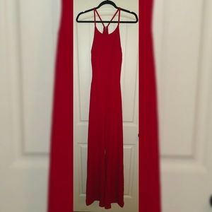 NWT Speechless Red Lace Jumpsuit